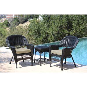 August Grove® Byxbee Wicker 2 - Person Outdoor Seating Group with ...