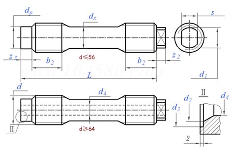 GB /T 13807.2 (SD) - 2008-腰状杆螺柱连接副 SD 型一一短螺纹和定位端（两端均配罩螺母）- 易紧通
