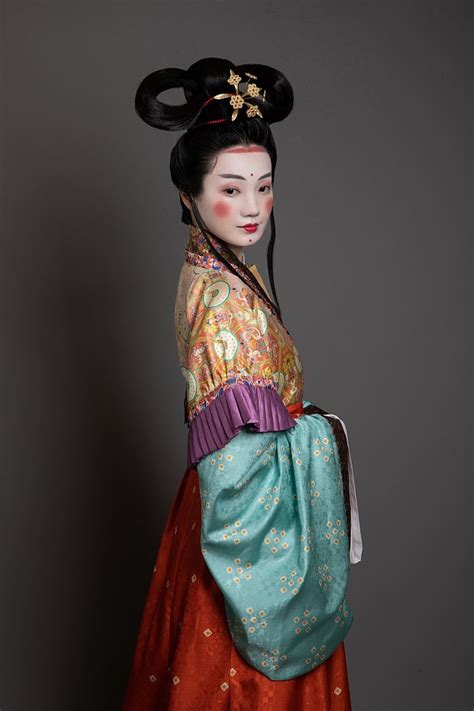 魏晋妆容甜美女生头像