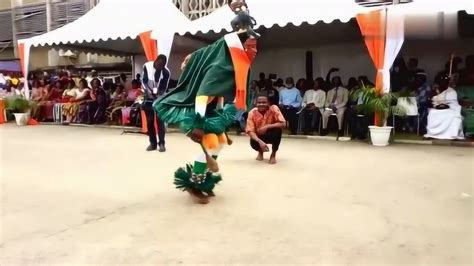 非洲烫脚舞：科特迪瓦面具舞非洲的世界级非物质遗产_腾讯视频