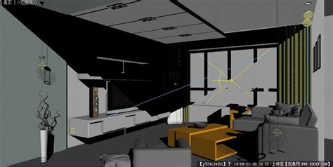 微观视距房间C4D模型创意场景3D模型素材2.5D微距室内一角A392/小白c4d