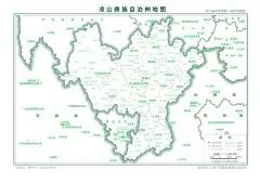 冕宁县标准地图 - 凉山州地图 - 地理教师网