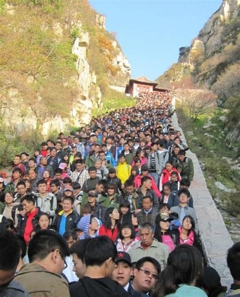 照片最直观，现实告诉你中国的人口到底有多少，太壮观_百度知道