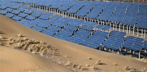 全球最大的沙漠集中式光伏发电基地到底有多大？_青岛恒丰友电气工程有限公司（中文站）