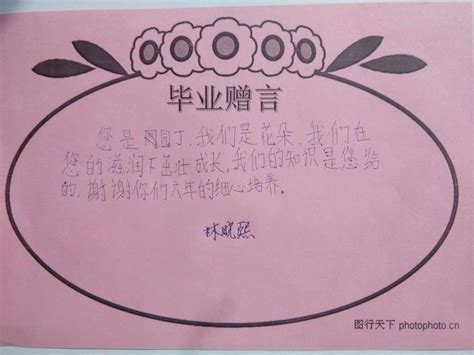 六年级毕业给老师的贺卡赠言_小学学生送给学生的毕业贺卡寄语句子Word模板下载_编号qkejgxzm_熊猫办公
