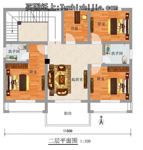 120平米平面图,100平米住宅平面图,120平米房屋平面图_大山谷图库