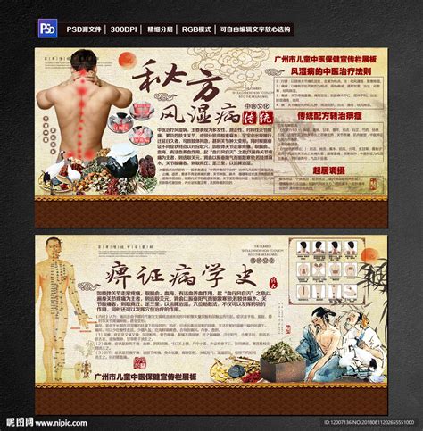 中医保健 风湿病设计图__海报设计_广告设计_设计图库_昵图网nipic.com