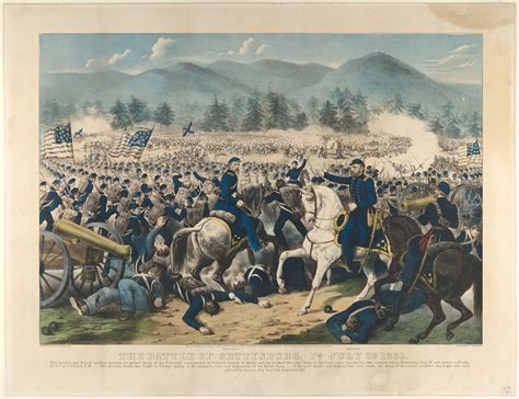Currier & Ives | The Battle of Gettysburg, Pa., July 3rd, 1863 | The ...