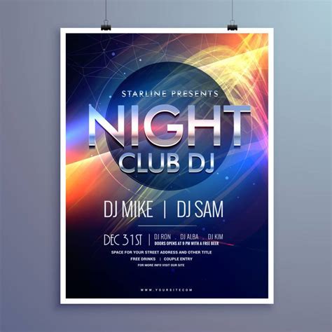 夜总会传单海报设计 Night Club Flyer – 设计小咖