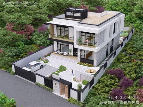 成都东南亚风格独栋别墅SketchUp模型 - SketchUp模型库 - 毕马汇 Nbimer