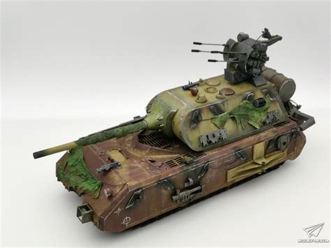1/72 德国“鼠”式V2超重型坦克制作教程(2)_静态模型爱好者--致力于打造最全的模型评测网站