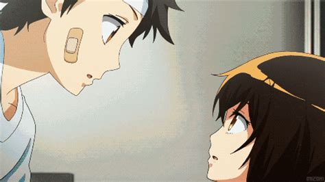 二次元亲吻动图图片
