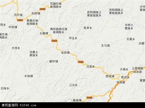 贵州重点旅游景区分布图_重要景区地图库_地图窝