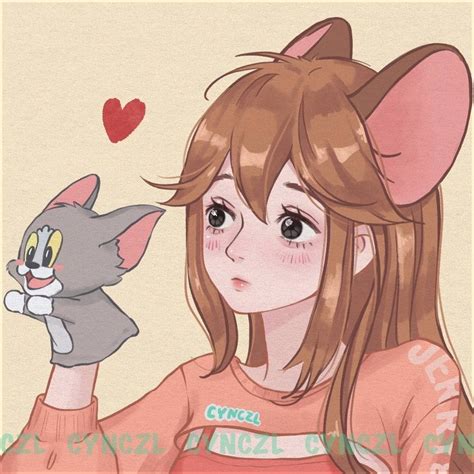 猫和老鼠拟人图片