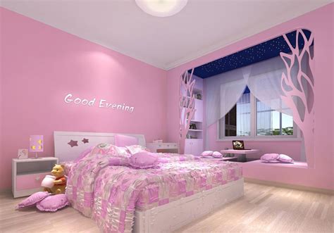 65平米房子室内女生小房间卧室装修效果图_装信通网效果图