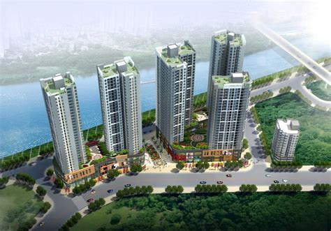 华城国际3dmax 模型下载-光辉城市