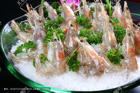 冰镇大虾,中国菜系,食品餐饮,摄影,汇图网www.huitu.com