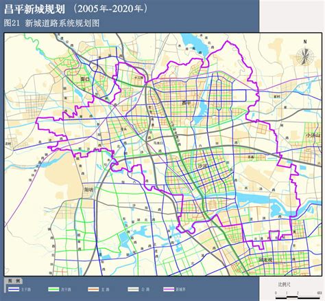 昌平新城规划图：新城道路系统规划图_新浪图集_新浪网