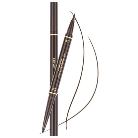 Browit High Technique Duo Eyeliner 0.45ml.+ 0.08g. Taupe Brown ...