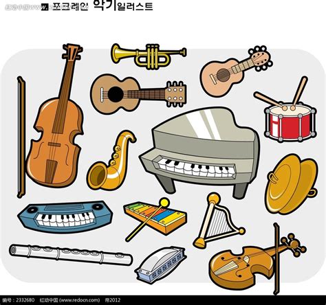 可爱的乐器分割线装饰素材图片免费下载-千库网
