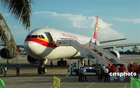 图：海南航空首架空客A340飞机隆重登场_新闻中心_新浪网