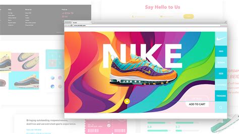 网页banner高档运动鞋耐克NIKE高大上平面设计模板|网页|企业官网|欣晨设计 - 原创作品 - 站酷 (ZCOOL)