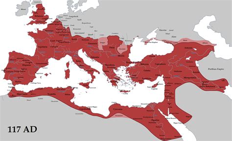 罗马帝国全盛版图及面积多大_百度知道