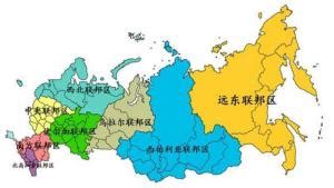 俄罗斯城市分布图-