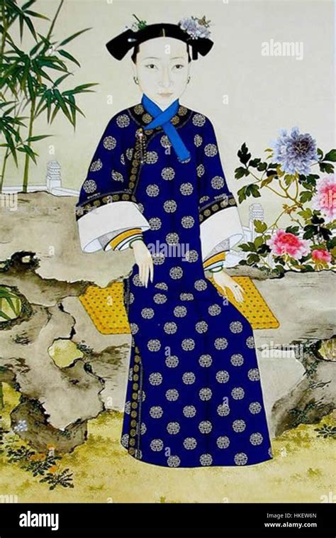 The Qing Dynasty Empress XiaoZhen Stock Photo - Alamy