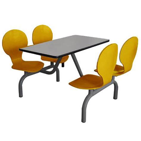 厂家供应不锈钢餐桌 四人位连体餐桌椅学校员工食堂餐桌椅-阿里巴巴