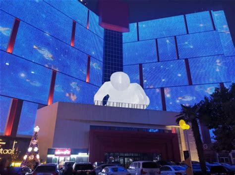 渭南市韩城文化馆-LED显示屏,LED亮化工程,LED洗墙灯,LED点光源,LED线条灯_潘多拉光电