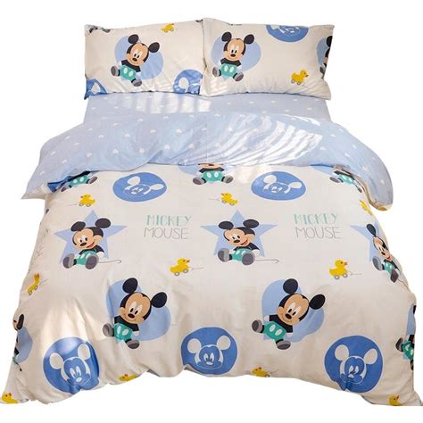 Disney迪士尼家纺四件套学生宿舍床单三件套纯棉床上用品全棉被套
