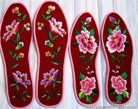 手工鞋垫的花边怎样缝,十多种鞋垫边程,鞋垫花边_大山谷图库