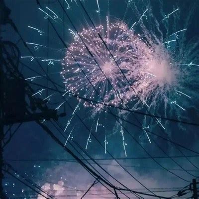 烟花头像图片