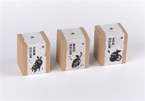 潮州三宝木刻风格包装设计欣赏