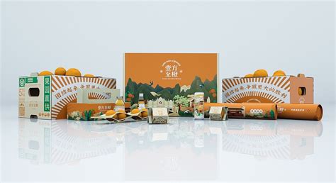 直播间农产品——赣州脐橙包装设计-食品包装设计作品|公司-特创易·GO