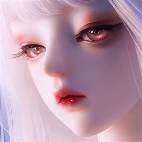 温柔女生厚涂头像