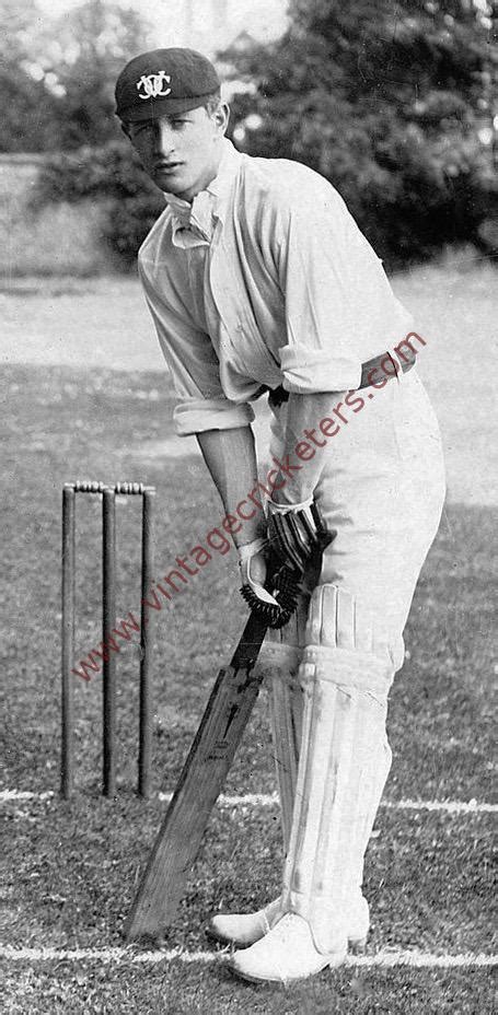 Foster Geoffrey Image 3 Worcestershire 1910 - Vintage Cricketers