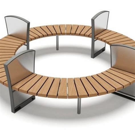 圆形围树椅、S型塑木围树椅、石材坐凳、塑木公园椅、户外休闲 ...