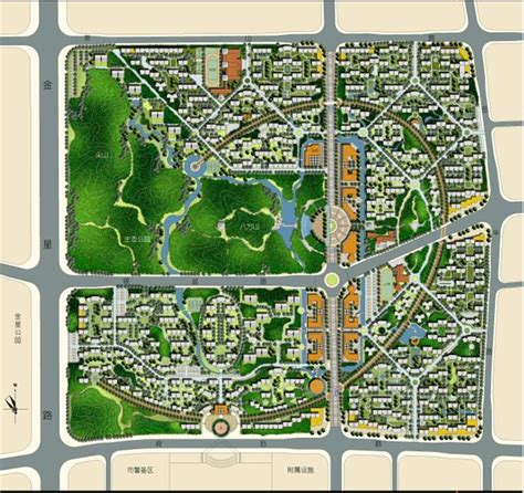 现代详细完整的城市规划设计jpg平面图[原创]