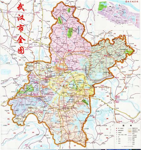 2022年版标准地图发布！来看武汉各区最新、最全地图→_要闻_新闻中心_长江网_cjn.cn