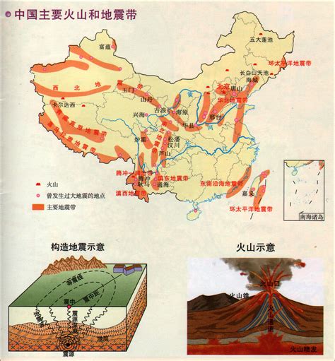 中国板块分布图图片