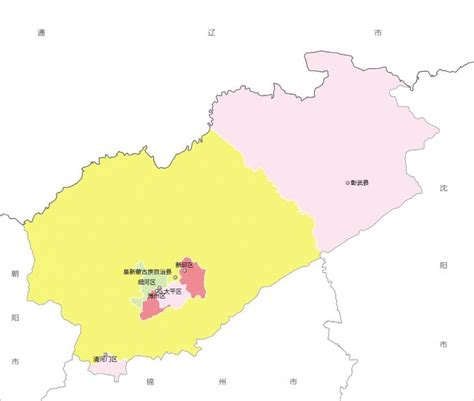 阜新市行政区划地图：阜新市辖5个区和2个县分别是哪些？