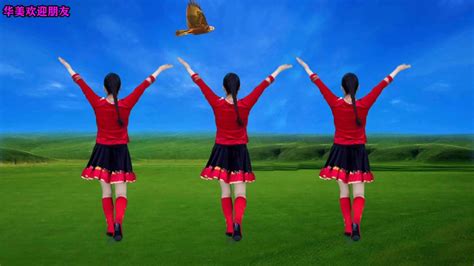 广场舞《站在草原望北京》全网都在跳，简单的舞步，一看就会