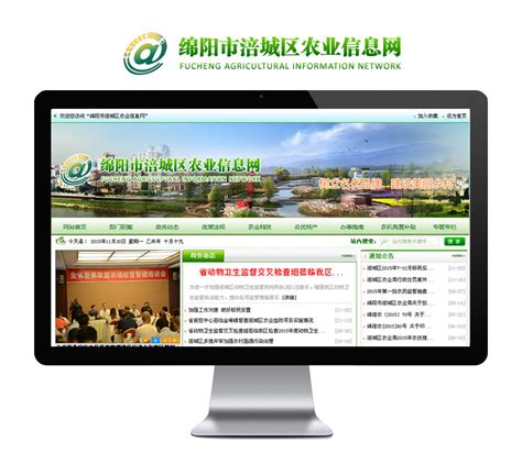 涪城区农业信息网-电子政务-绵阳动力网站建设