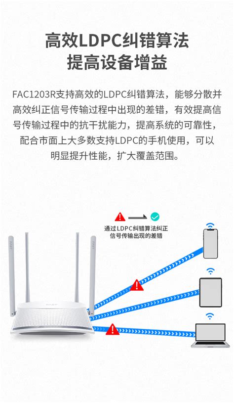 FAC1203R 1200M 11AC双频无线路由器 - 迅捷网络官方网站