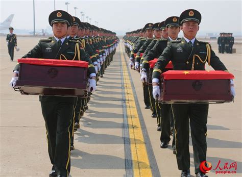 第二批在韩志愿军烈士遗骸回国-中华人民共和国退役军人事务部