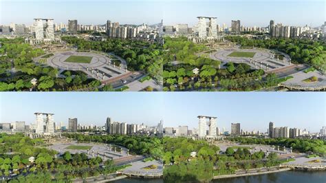 安徽铜陵：滨江公园景色美-人民图片网