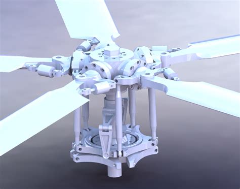 helico-rotor-blade直升机螺旋转子机构3D图纸 STEP格式 – KerYi.net