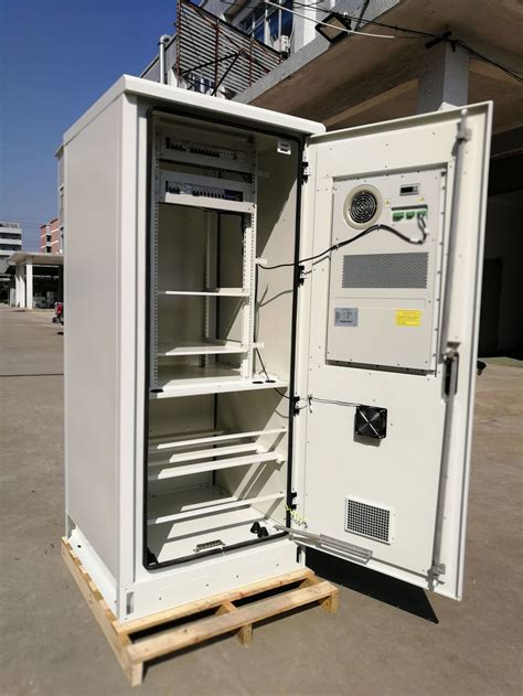 1.4米高27U户外防水恒温机柜 双层保温室外防雨隔热不锈钢机柜-阿里巴巴